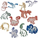Pečiatky Dinosaury pečiatky Veľká sada Kód výrobcu stempelki dla dzieci