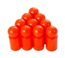 Пешки для игры Orange с большой головой 10 ПК.
