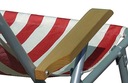 Туристический пляжный шезлонг, складной, легкий, удобный, необходимый, цвет МЯТА
