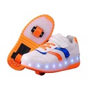 SWIECACE BUTOROLKI BUTY Z ROLKAMI LED ROLKI WROTKI R.28-40