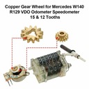 COPPER GEAR WHEEL PARA MERCEDES W140 R129 VDO ODOMETER SPEEDOMETER 15~77588 