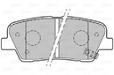 ZAPATAS HAMULC. KIA SORENTO II 09-15 PARTE TRASERA 