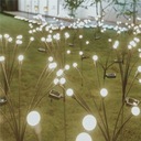 4x солнечные лампы шарики одуванчика садовые шарики 70 см + датчик сумерек