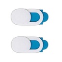 КОМПЛЕКТ 2 БЕЛЫХ КРЫШКИ КАМЕРЫ ДЛЯ НОУТБУКА