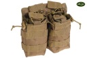 4 МАГАЗИНА AK-47 M16 MIL-TEC OPEN DOUBLE COYOTE GR.