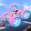 РАДІОКЕРОВАНИЙ АВТОМОБІЛЬ-АКРОБАТ AUTO TWISTER З ПУЛЬТОМ ДЛЯ ДІТЕЙ, РОЖЕВИЙ