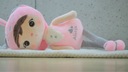 Кукла Metoo Rabbit с именем, розовый, подарок для новорожденной девочки.