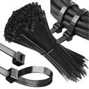 OZ4 КАБЕЛЬНЫЕ СТЯЖКИ ПРОЧНЫЕ КАБЕЛЬНЫЕ СТЯЖКИ НАБОР КОЛПАЧКОВ 100 ШТ. 3,6x300 мм