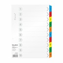 Разделитель номерной ламинированный А4 1-10 TRY-04-02