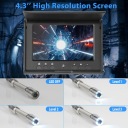 30 M АПАРАТ KANALIZACYJNY 18 MM 1080P IP68 ВОДИ ВОДЯНИЙ 4,3 -ДЮЙМОВА EZ  (17865630656) фото min 9