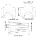 22MM STEERING WHEEL MOTORCYCLE RISER MODIFICATION CONTINUATION CALIPER FASTENERS SILVER  photo 10
