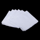 22 x biele vreckovky do nosa pre mužov Solid Dominujúci materiál bavlna