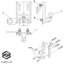 БЛЯХА АДАПТЕР РЕГУЛЮВАННЯМ ВИСОТИ КУЛАКА ФАРКОПУ DO MITSUBISHI L 200 2007-2019  (15053671014) фото min 11