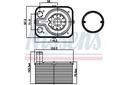 RADUADOR ACEITES NISSENS 90655 
