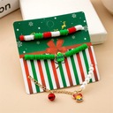 Módny náramok s vianočnou tematikou červenej a zelenej farby pre ženy ako darčeky na párty EAN (GTIN) 6966837847741