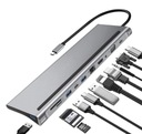 ХАБ ДОК-СТАНЦИЯ 11-в-1 USB-C VGA RJ45 HDMI 4K