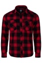 Brandit Рубашка в клетку красная/черная XXL