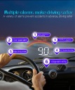 УНІВЕРСАЛЬНИЙ HUD OBD2+GPS 3,5 CALA, TPMS, СИГНАЛІЗАЦІЯ ШВИДКОСТІ I DIAGNOSTYKA  (18754982641) фото min 11