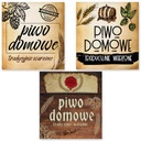 50X САМОКЛЕЯЩИЕСЯ ЭТИКЕТКИ ДЛЯ ДОМАШНЕГО ПИВА