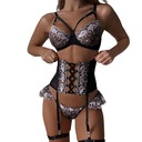 Чувственный комплект нижнего белья + пояс для чулок М