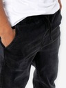 Pánske džínsové NOHAVICE Jogger so sťahovákom Čierne Jigga Pohodlné Čierne M Názov farby výrobcu Czarne z białą koroną