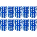 НАБОР ИЗ 10 КУБИКОВ ДЛЯ РПГ D6, ШЕСТИГРАННЫЕ КУБИКИ «ЗАТИХИЕ ПЕРЕД ШТОРМОМ», 1,8 СМ.