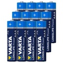 около 12 батареек VARTA LR03 AAA LongLife Power