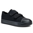 AXIM 23762 ДЕТСКИЕ ШКОЛЬНЫЕ КРОССОВКИ НА ЛИПУЧКЕ, ЧЕРНЫЕ R 36