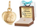 ЗОЛОТОЙ КУЛОН 585 БОЖЬЯ МАТЕРЬ ГРАВИРОВКА ПОДАРОК