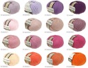 YARNART JEANS 76 пряжа лазурного цвета