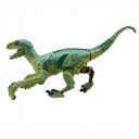 Dinosaurus Velociraptor diaľkovo ovládaný diaľkový ovládač port usb zvuky QX020 Dominujúca farba odtiene zelenej