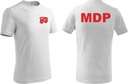 Koszulki MDP koszulka mdp czarne koszulki mdp z nadrukiem strażackie XL Model Młodzieżowa Drużyna Pożarnicza