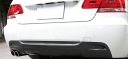 BMW E92 E93 2007-2013 M SPORT M ПАКЕТ ДИФУЗОР БАМПЕРА ЗАД ЧОРНИЙ БЛИСК  (18357904063) фото min 9
