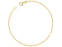 Женский браслет-цепочка из золота 585 пробы с плетением «Панцер»