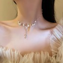 New Fashion Luxury Pearl Choker Necklace Clavicle Rodzaj Stylizowane na stare