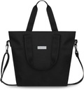 Женская сумка-шоппер, черная, вместительная сумка через плечо ZAGATTO