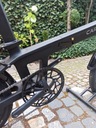 CARBO Skladací mestský bicykel karbón Shimano Altus Dodatočné vybavenie batožinový priestor blatníky