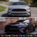 FORD MUSTANG 2018-2023 FARO FAROS PARTE DELANTERA RGB DIODO LUMINOSO LED VLAND JUEGO 