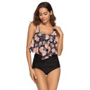 КУПАЛЬНИК БИКИНИ ВЫСОКИЙ ОФИЦИАНТ ЦВЕТЫ L