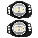 2 SZT. 12W LED (СВІТЛОДІОД) АНГЕЛ EYES EFEKT AUREOLI СВІТЛО ГАБАРИТНІ DO ФАР S2  (18099007021) фото min 9
