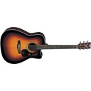 YAMAHA FX370C TBS ELEKTROAKUSTICKÁ GITARA Druh tela Dreadnought, Western