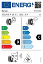 4 PIEZAS NEUMÁTICOS BARUM SNOVANIS 3 235/65R16 C 115R 