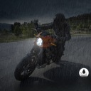 1 SZT. BLACK HEADLIGHT MOTORCYCLE LED WATERPROOF CLEAN WIZJA  photo 15