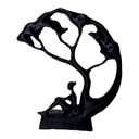 Figurka Kobieta Pod Drzewem Ozdoba do Pokoju Salon Materiał wykonania tworzywo sztuczne