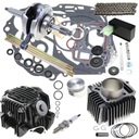 Цилиндр головка завершена 4T с валом с 50 см до 110 см.