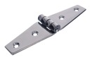Петля из нержавеющей стали INOX A2 102x27x2 мм ПОЛИРОВАННАЯ