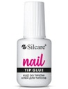Нанесите TIPS GLUE 7,5 г с помощью кисточки SILCARE.