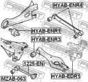 MANCHON BRAS DE SUSPENSION ARRIÈRE HYAB-ENR3 FEBEST HYUNDAIphoto 12