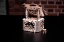 Drevený model Mystery Box 3D puzzle pre vlastnú montáž Wooden.City Výška produktu 10.5 cm