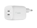 Зарядное устройство Belkin, 65 Вт, с двумя портами USB C, тип C. ОПИСАНИЕ